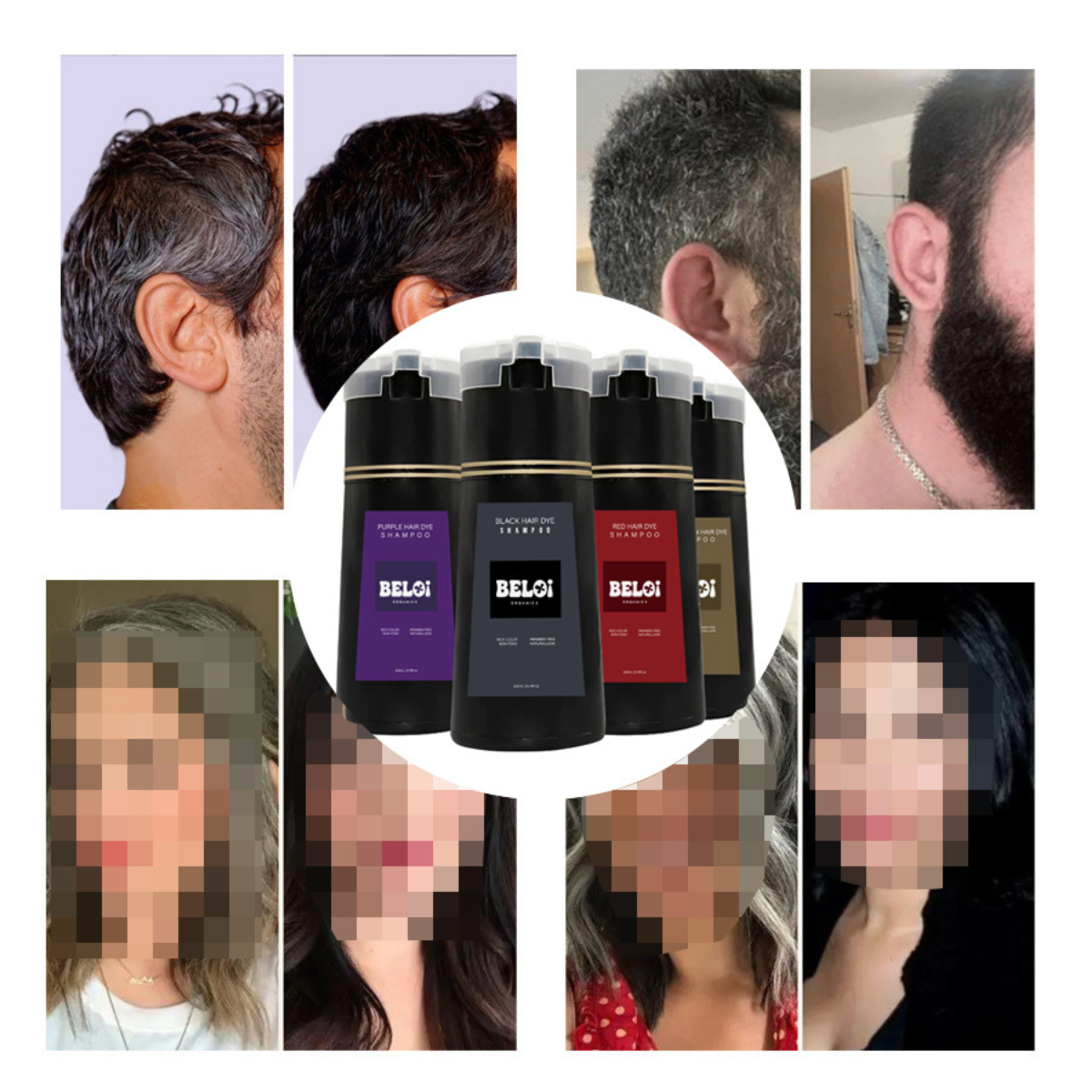 Champú tinte instantáneo