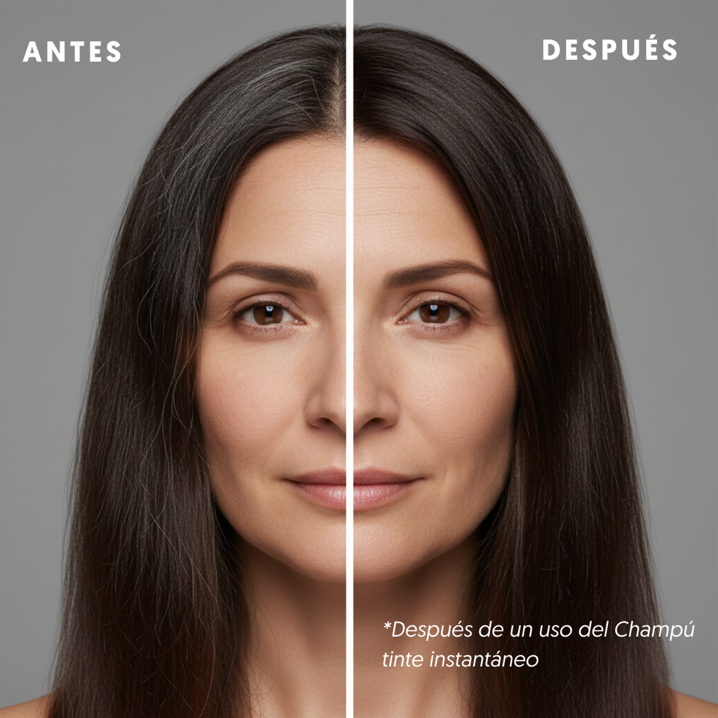 Champú tinte instantáneo