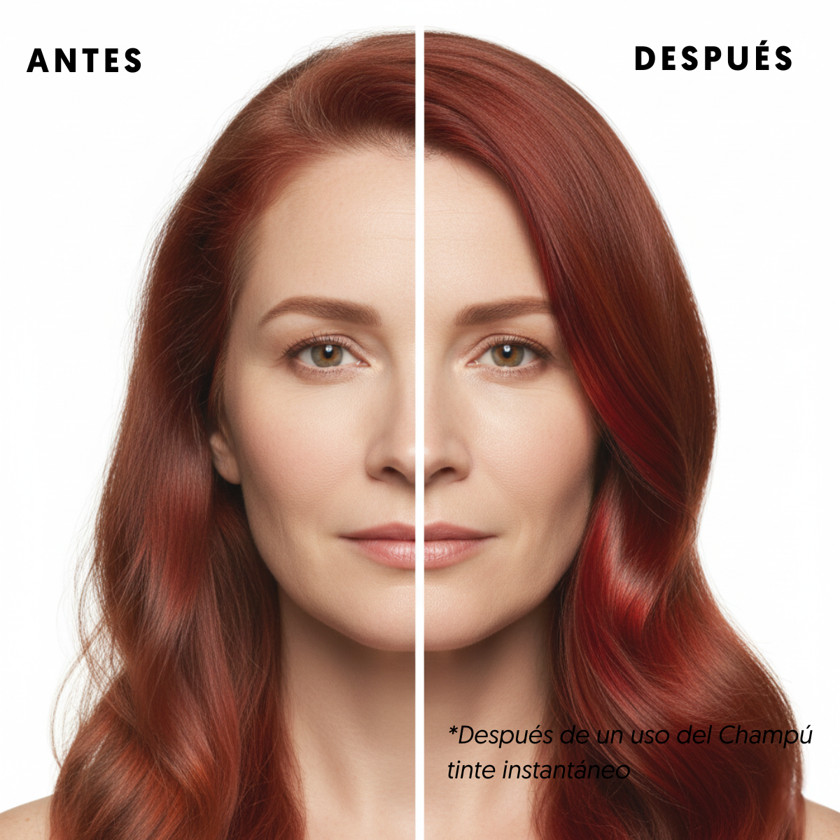 Champú tinte instantáneo